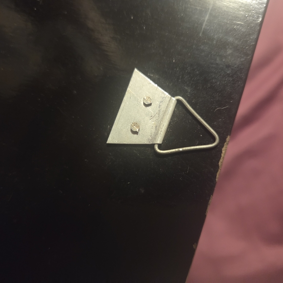 Abstract Art Tile with Red and Black Design - Picture 4 of 6